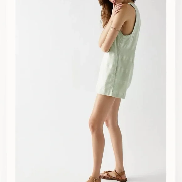 Free People Light Green Sleeveless Romper - Picture 3 of 10